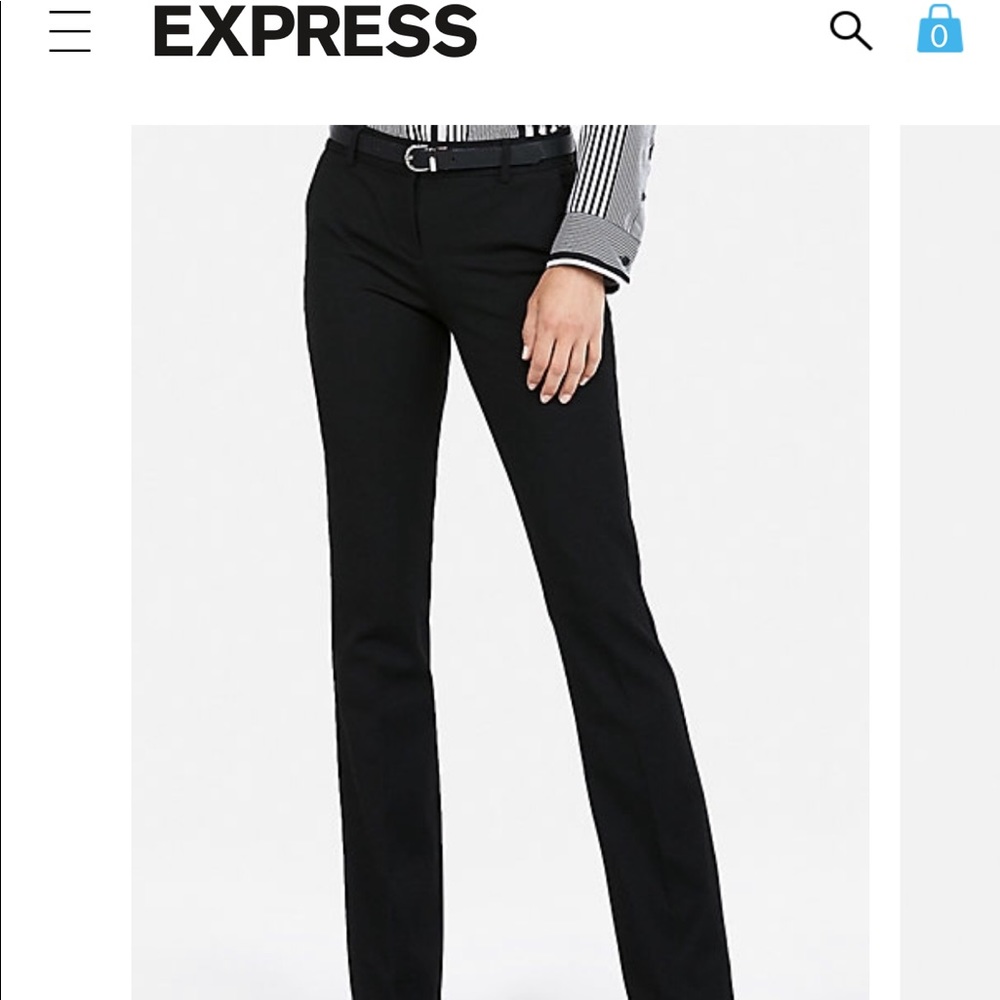 Express work pant in black size 2p